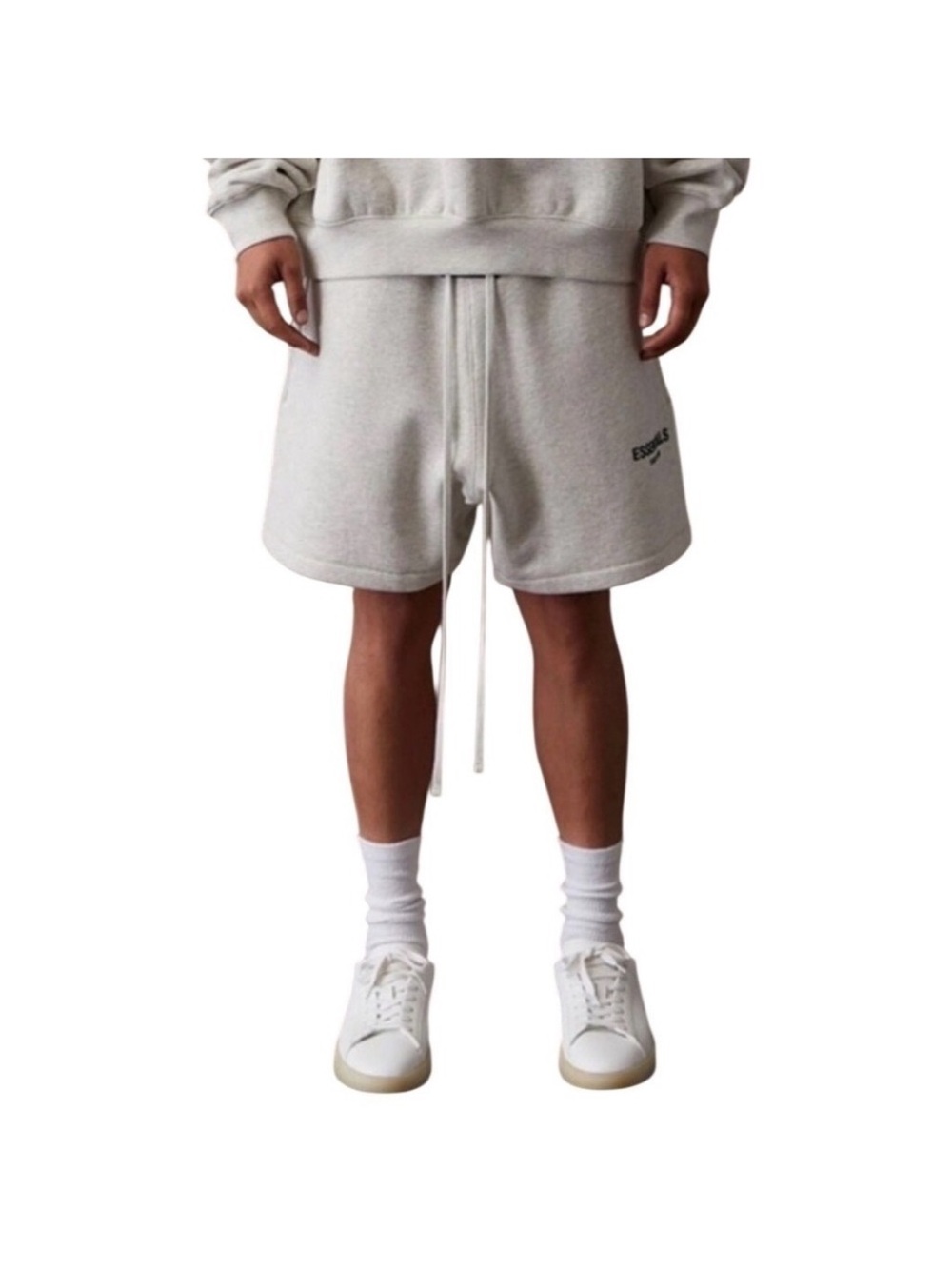 BNWT Essentials Light Gray Athletic Fleece Shorts